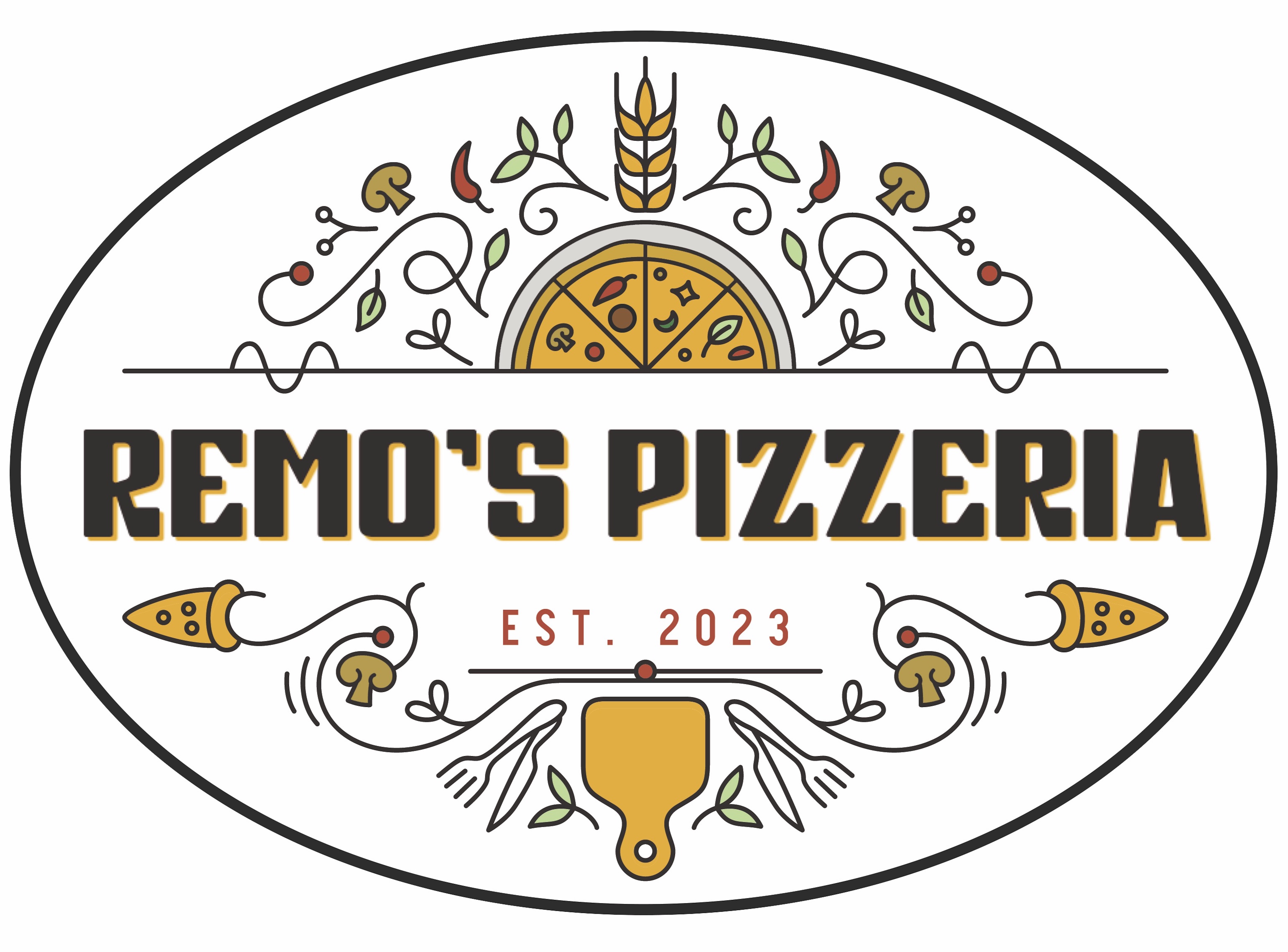 Logo for Remo's Pizzeria